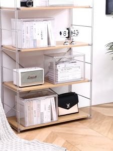 กล่องเก็บรองเท้า ยกต์ กล่องใสเก็บของ ตู้เก็บของกันฝุ่น กล่องเก็บของที่เก็บกระเป๋า ของสะสม ตู้อะคริลิกใส