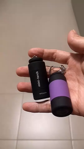 Mini Torchlight USB Torch Light LED Light Keychain 5cm Camping Outdoor Hiking Gift
