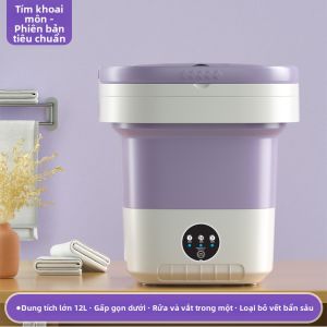 Máy Giặt Di Động Gấp Gọn Mini Cho Quần Áo Trẻ Em