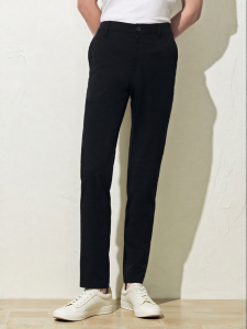 Summer Thin Straight Leg Business Casual Mens Trousers