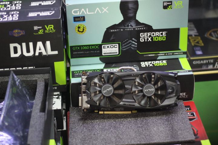 การ์ด จอ Geforce Gtx 1060 Dual Oc 6gb การ์ดจอ/VGA GTX1060 6gb ต่อ