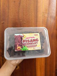 CEMILAN LARIS KERIPIK PISANG COKELAT ASLI LAMPUNG