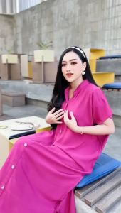 DASTER ANDIN FULL KANCING BUSUI LULA HOMEDRESS KANCING JUMBO BABY DOLL DEWASA