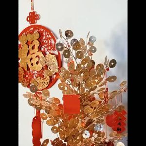 Liễn Treo Tường  Chữ Phúc Trang Trí Ngày Tết