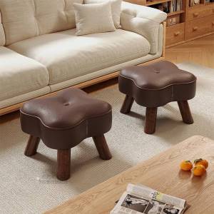 Besee | Home-use Wooden Low Stool Multi-functional Vintage Style