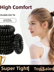 MOYAJIEKA | High Elasticity Durable Telephone Wire Hair Tie
