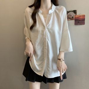 Áo Đỡ Tạo Dáng Ôm Dài Tay Cổ V Cho Phụ Nữ Béo