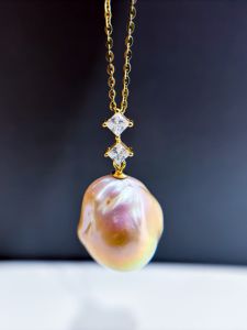 จี้เงินแท้ S925 สำหรับทำจี้ไข่มุก DIY แบบกลวง สีทองและสีเงิน ขนาด 9-15 มม เรียบง่าย เครื่องประดับแฟชั่น