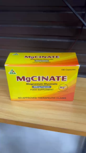 MgCINATE Magnesium Glycinate 400mg Capsule