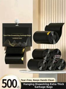 PISSA | Thick Tear-free Drawstring Automatic Closing Garbage Bag Large