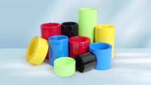 1/5m Blue PVC Heat Shrink Tube Width 50mm ~ 500mm Insulated Sleeve Protection Wrap 18650/21700/26650 Lipo Battery Films Case