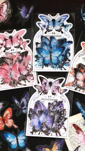 Kupu Sticker Butterfly Series Sticker PET Sticker Packs Lace Sticker Packs Deco Sticker Girl Sticker
