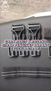 TALI STRAP PENGIKAT BARANG ATAU HELM BAGASI MOTOR SETT MULTIFUNGSI