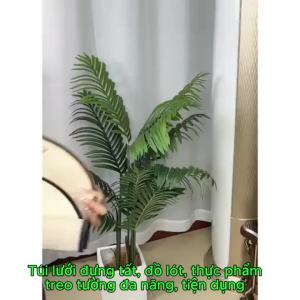 [HCM] Túi lưới đựng đồ lót tất vớ treo tủ quần áo họa tiết gấu trúc ba loại 1/2/3 ngăn-CA666