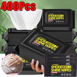80/400pcs Shoe Wipes Disposable Shoes Wipes Portable Quick Restoration Wet Wipes White Sneaker Cleaner Shoes Cleaning Care Wipes