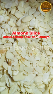 Kacang Almond Slice Mentah 100gr