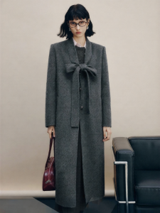 FAMANXUAN | Belted Wool Silkworm Camel Hair Reversible Coat