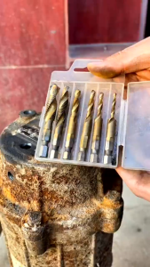 Bộ 6 Mũi Khoan Tạo Ren Lục Giác M3-M10 - Thép HSS Phủ Titan - Dùng Cho Sắt/Thép Inox - Chất Lượng Cao