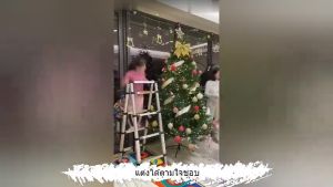 MlaDen ต้นคริสต์มาส ขนาดใหญ่ ของตกแต่งคริสมาสต์ ต้นไม้ตกแต่งบ้าน ทนทาน คุณภาพสูงสุดPVC 90/120/150/180CM Christmas Tree