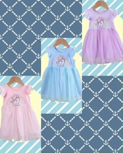 # ชุดเดรสเด็ก #ชุดกระโปรงฟรุ้งฟริ้งเด็ก