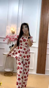 SETELAN PAJAMAS RAYON PANJANG | ONESET VNECK RAYON | SETELAN V-NECK LD 115 | SET VNECK DEWASA | HOMEWEAR VIRAL KEKINIAN PIYAMA KANCING HITS | PIYAMA HITS VNECK LENGAN PENDEK BAJU TIDUR FULL KANCING | ONESET RAYON FULL KANCING