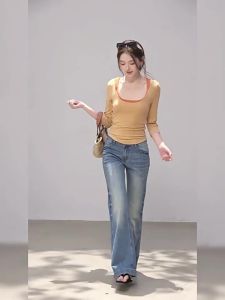 OIOI ESSE | Quần Jeans Dáng Rộng Thoáng Mát Mùa Hè