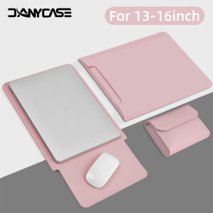 แล็ปท็อปกันน้ำเคสแล็ปท็อปอเนกประสงค์ iPad Airpro ปลอกสำหรับ Macbook ขนาด11 13.3 14 15.4 15.6นิ้วพร้อมกระเป๋าเครื่องประดับจ่ายไฟ