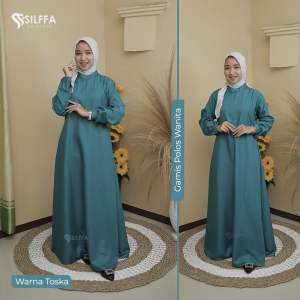 New Collor Gamis Dewasa Polos Terbaru. Simpel Syari