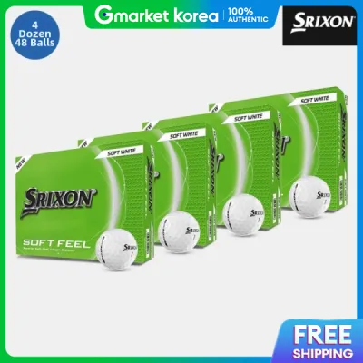 Srixon | 4 Dozen 48 Balls 2023 Soft Feel 13 Golf Ball White 2-Piece