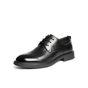 Belle | Genuine Leather Business Dress Shoes 3-piece Tip