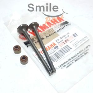 PAYUNG KLEP VALVE IN EX 2DP NMAX N-MAX AEROX + SEAL KLEP YAMAHA SIL PAYUNG KLEP VALVE SET EX IN 2
