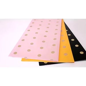 Isi 20 LEMBAR Kertas Buket Polkadot Pembungkus Bunga Waterproof Flower Wrapping Cellophane KB042