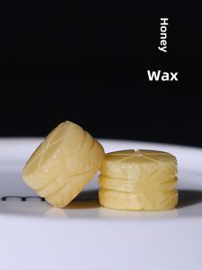 Natural Russian Beeswax Feather Spacer Loose Beads Buddha Beads Small Diamond Passion Fruit Seed Bodhi Bracelet Necklace DIY Accessories