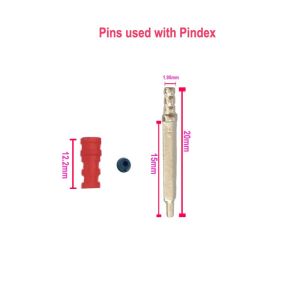 1000 Sets Dental Laboratory Use Diamond Dowel Pin 20mm with Plastic Caps Use With Pindex Model Working