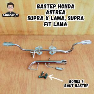 Bastep Barstep Step Pijakan Kaki Depan Variasi Motor Astrea Supra X Fit 100cc Lama Old Model Ori Original Murah Tebal Crom