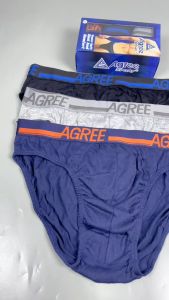 AGREE - Celana Dalam Pria Agree Karet Lebar Kotak Isi 3 Pcs CD-2325