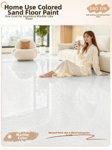 DAOXIN | Indoor Liquid Terrazzo Floor Paint Epoxy Colored Sand Self-Leveling