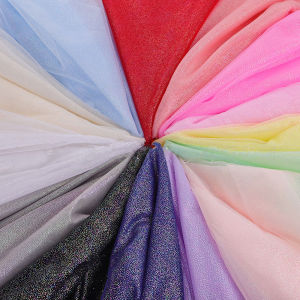 Vải Tuyn In Hình Ngôi Sao Lấp Lánh Chiều Rộng 150cm Cho Váy Công Chúa Mùa Hè Của Bé Gái Váy Dạ Hội DIY Thủ Công Mỹ Nghệ Trang Trí Tiệc Polyester Thoáng Khí Đàn Hồi