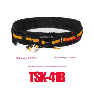 TOOLSTACK 2‑Piece Heavy Duty Tool Belt Suspenders Shoulder Strap Durable Quick‑Hang Carpenter Electrician Construction Work Belt