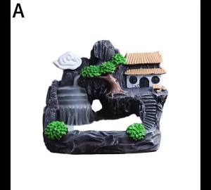 Lọ Đốt Trầm Hương Thác Nước Đá Thiết Kế Thác Nước Trang Trí Nhà Cửa Trị Liệu Hương Thơm Kèm Nón Trầm Hương Giúp Giảm Stress Và Thư Giãn