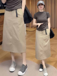 Summer Light Straight Workwear Skirt Half Skirt