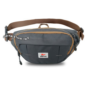 Tas Pinggang Pria Waterproof Keren Terbaru 2023 Waistbag Cowok ELBRUS