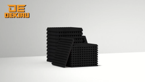 12 ชิ้นต่อห่อ แผ่นซับเสียง ลายไดมอนด์ 30x30หนา2.5cm ฟองน้ำซับเสียง แผ่นซับเสียงห้อง โฟมกันเสียง เหมาะสำหรับผนังห้อง