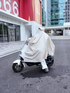 QUANYAN | Heavy Rainproof Full-length Motorcycle and Electric Bike Raincoat Large Thick