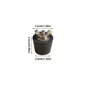 Winter Swimming Pool Pipe Anti-Freeze Plug Heavy-Duty Stainless Steel Plug Rubber Expansion Plug Pool Accessories Pool Cover