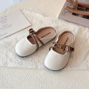 Fashionable Summer Half Slippers for Girls Anti-Slip Soft Soled