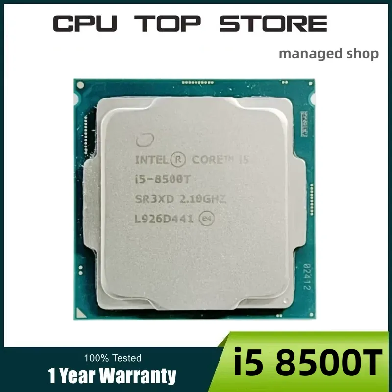 Intel | Intel Core CPU i5 8500T 2.1GHz Six-Core 35W processor LGA
