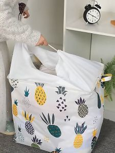 TFMART 105L Bakul Baju Besar Laundry Basket Extra Large Capacity Cloth Storage Bag Bakul Dobi Bakul Baju Pakaian Kotor