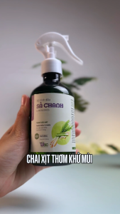 Chai Xịt Sả Chanh Khử Mùi Điều Hòa TINHDAUSACHANH 50ml/500ml Xịt Sạch Mùi Hôi Làm Thơm Nội Thất