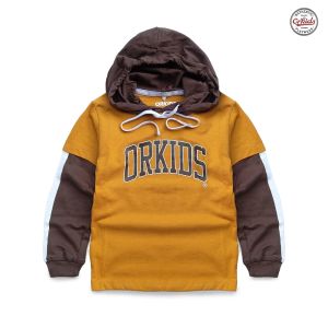 ORKIDS Kaos Anak Laki Laki Lengan Panjang Hoodie Umur 2 Tahun Baju Anak Distro Lengan Panjang Ports
